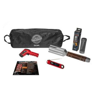 The Precision Grilling Set with the GrillGrate Temp and Time Thermometer