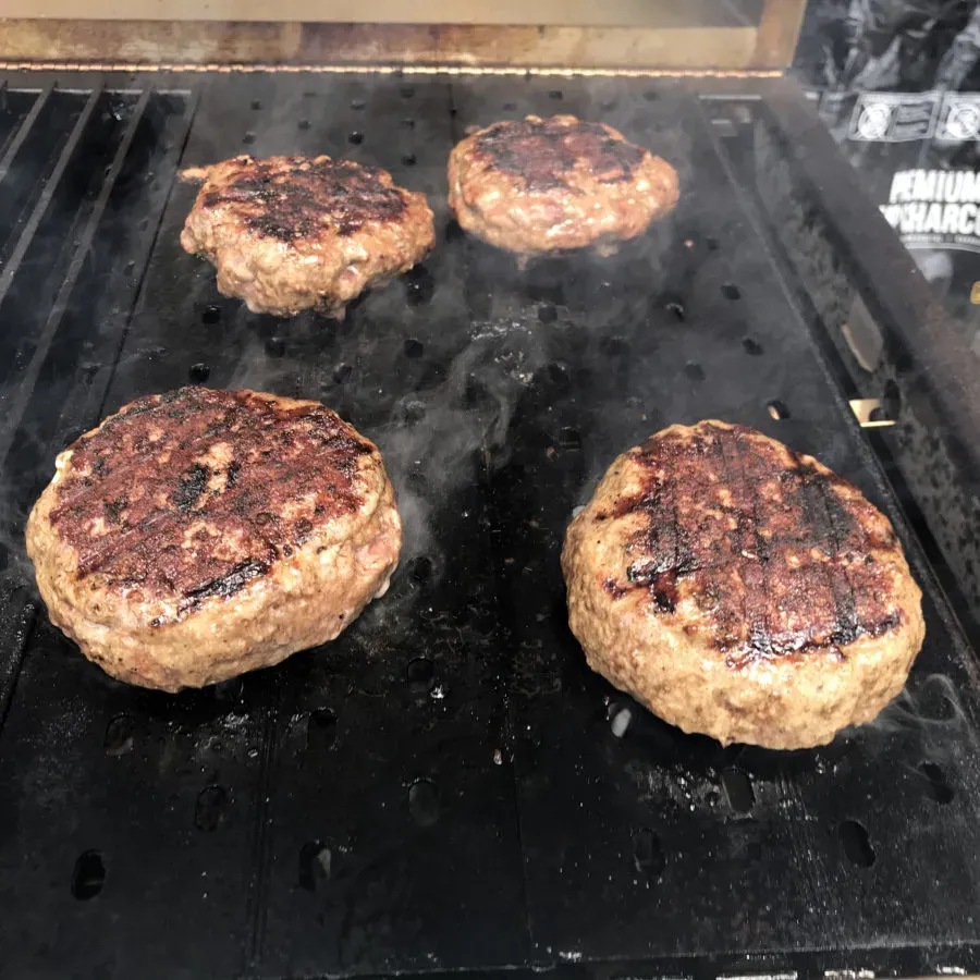 grilled and griddled burgers