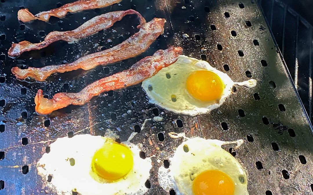 Bacon & Eggs on GrillGrates