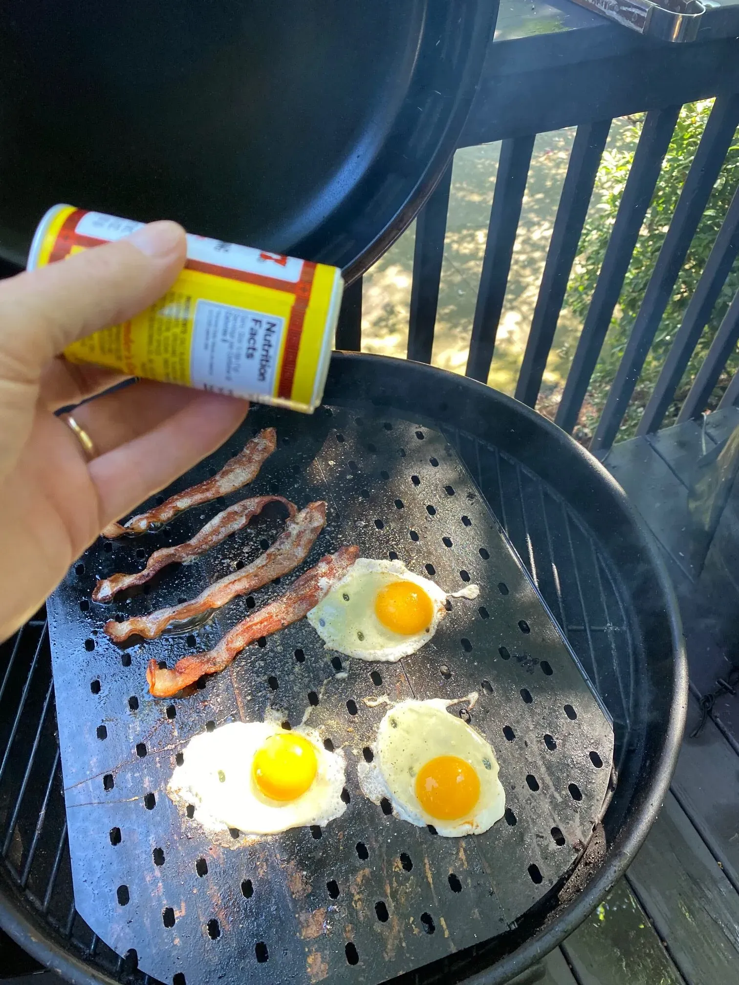 Eggs on the Grill Recipe