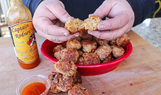 Malcom’s Spicy Sausage and Cheese Balls