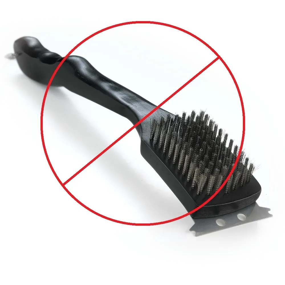 The Bristle-Free Grill Rescue Brush Is the Safest Way to Clean Your Grill