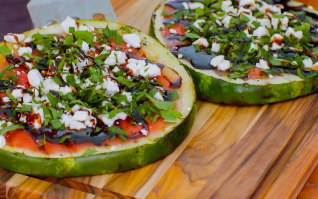 Grilled Watermelon Pizza