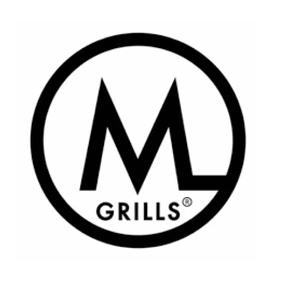 M Grills logo